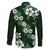 Hawaiian Hibiscus Tribal Floral Green Family Matching Puletasi and Hawaiian Shirt Polynesian Tapa Pattern - Polynesian Pride