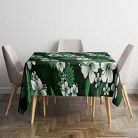 Hawaiian Hibiscus Tribal Floral Green Tablecloth Polynesian Tapa Pattern LT01 - Polynesian Pride