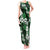 Hawaiian Hibiscus Tribal Floral Green Tank Maxi Dress Polynesian Tapa Pattern - Polynesian Pride