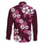 Hawaiian Hibiscus Tribal Floral Pink Family Matching Puletasi and Hawaiian Shirt Polynesian Tapa Pattern - Polynesian Pride