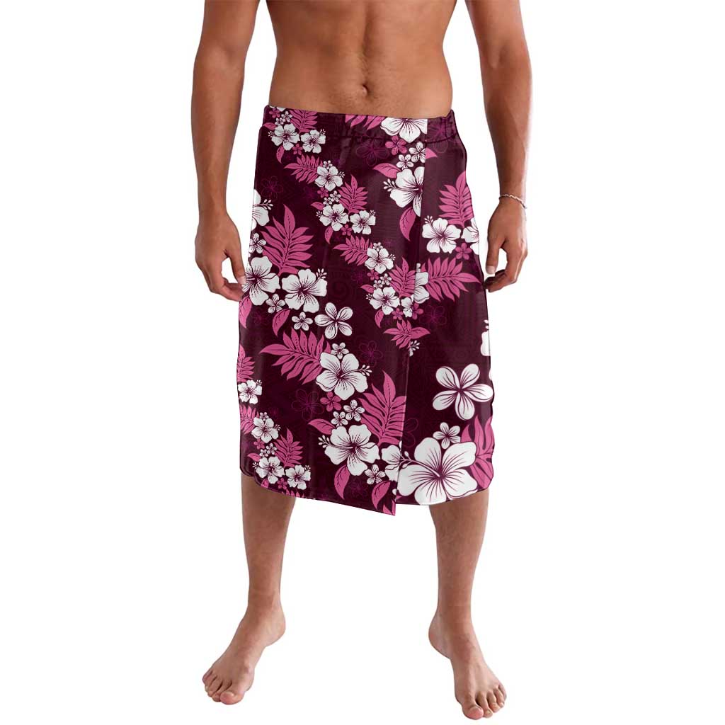 Hawaiian Hibiscus Tribal Floral Pink Lavalava Polynesian Tapa Pattern - Polynesian Pride