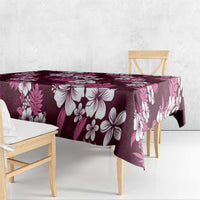 Hawaiian Hibiscus Tribal Floral Pink Tablecloth Polynesian Tapa Pattern LT01 - Polynesian Pride