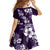 Hawaiian Hibiscus Tribal Floral Purple Family Matching Puletasi and Hawaiian Shirt Polynesian Tapa Pattern - Polynesian Pride