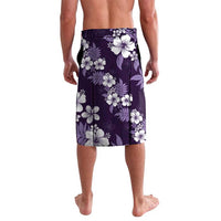 Hawaiian Hibiscus Tribal Floral Purple Lavalava Polynesian Tapa Pattern - Polynesian Pride