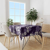 Hawaiian Hibiscus Tribal Floral Purple Tablecloth Polynesian Tapa Pattern LT01 - Polynesian Pride