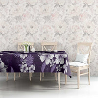 Hawaiian Hibiscus Tribal Floral Purple Tablecloth Polynesian Tapa Pattern LT01 - Polynesian Pride