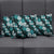 Hawaiian Hibiscus Tribal Floral Teal Pillow Cover Polynesian Tapa Pattern - Polynesian Pride
