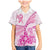 Personalised New Zealand Pink Fern Breast Cancer Family Matching Mermaid Dress and Hawaiian Shirt Polynesian Pattern