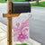 Personalised New Zealand Pink Fern Breast Cancer Garden Flag Polynesian Pattern