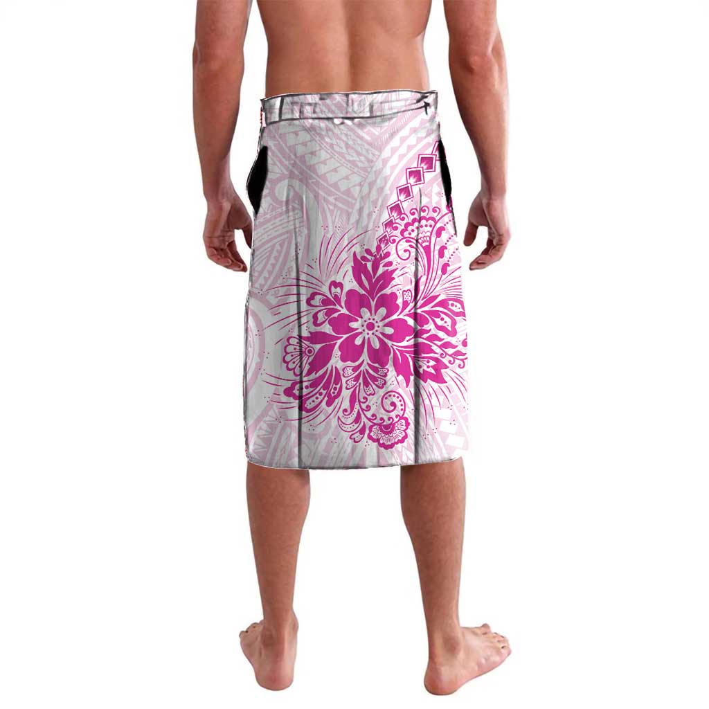 Personalised New Zealand Pink Fern Breast Cancer Lavalava Polynesian Pattern LT01 - Polynesian Pride