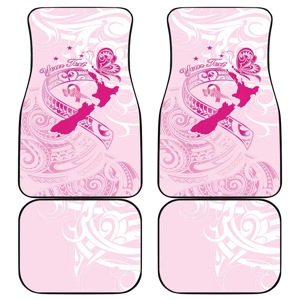 Personalised Aotearoa Breast Cancer Car Mats New Zealand Maori Pattern LT01 - Polynesian Pride