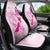 Personalised Aotearoa Breast Cancer Car Seat Cover New Zealand Maori Pattern