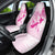 Personalised Aotearoa Breast Cancer Car Seat Cover New Zealand Maori Pattern