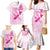 Personalised Aotearoa Breast Cancer Family Matching Mermaid Dress and Hawaiian Shirt New Zealand Maori Pattern