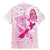 Personalised Aotearoa Breast Cancer Family Matching Mermaid Dress and Hawaiian Shirt New Zealand Maori Pattern