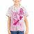 Personalised Aotearoa Breast Cancer Family Matching Off Shoulder Maxi Dress and Hawaiian Shirt New Zealand Maori Pattern