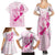 Personalised Aotearoa Breast Cancer Family Matching Summer Maxi Dress and Hawaiian Shirt New Zealand Maori Pattern