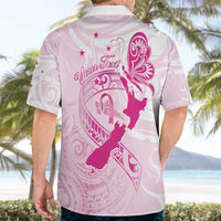 Personalised Aotearoa Breast Cancer Hawaiian Shirt New Zealand Maori Pattern LT01 - Polynesian Pride