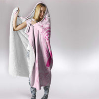 Personalised Aotearoa Breast Cancer Hooded Blanket New Zealand Maori Pattern LT01 - Polynesian Pride