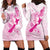 Personalised Aotearoa Breast Cancer Hoodie Dress New Zealand Maori Pattern