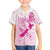 Personalised Aotearoa Breast Cancer Kid Hawaiian Shirt New Zealand Maori Pattern