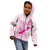 Personalised Aotearoa Breast Cancer Kid Hoodie New Zealand Maori Pattern