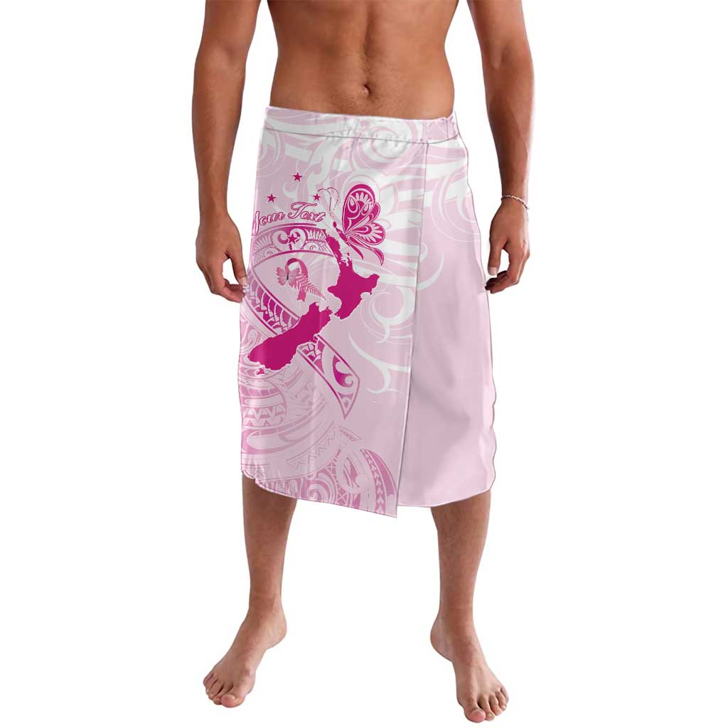 Personalised Aotearoa Breast Cancer Lavalava New Zealand Maori Pattern LT01 Pink - Polynesian Pride