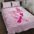 Personalised Aotearoa Breast Cancer Quilt Bed Set New Zealand Maori Pattern