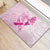 Personalised Aotearoa Breast Cancer Rubber Doormat New Zealand Maori Pattern