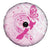 Personalised Aotearoa Breast Cancer Spare Tire Cover New Zealand Maori Pattern