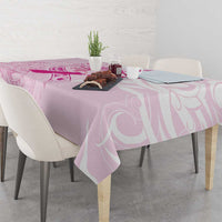Personalised Aotearoa Breast Cancer Tablecloth New Zealand Maori Pattern LT01 - Polynesian Pride