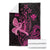 Hawaii Breast Cancer Blanket Girl Floral Kakau Pattern