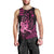 Hawaii Breast Cancer Men Tank Top Girl Floral Kakau Pattern