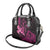 Hawaii Breast Cancer Shoulder Handbag Girl Floral Kakau Pattern