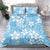 Fiji Tapa Pattern Bedding Set Plumeria Floral