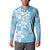 Fiji Tapa Pattern Button Sweatshirt Plumeria Floral