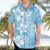 Fiji Tapa Pattern Hawaiian Shirt Plumeria Floral