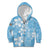 Fiji Tapa Pattern Kid Hoodie Plumeria Floral