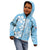 Fiji Tapa Pattern Kid Hoodie Plumeria Floral