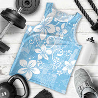 Fiji Tapa Pattern Men Tank Top Plumeria Floral LT01 - Polynesian Pride
