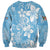 Fiji Tapa Pattern Sweatshirt Plumeria Floral