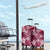 Plumeria Floral Tapa Pattern Ruby Pink Luggage Cover