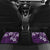 Plumeria Floral Tapa Pattern Amethyst Purple Car Mats