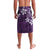 Plumeria Floral Tapa Pattern Amethyst Purple Lavalava