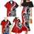 New Zealand Waitangi Day Family Matching Mermaid Dress and Hawaiian Shirt Aotearoa Te Tiriti O Waitangi Kiwi Red Version LT01 - Polynesian Pride