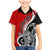 New Zealand Waitangi Day Family Matching Mermaid Dress and Hawaiian Shirt Aotearoa Te Tiriti O Waitangi Kiwi Red Version LT01 Son's Shirt Red - Polynesian Pride