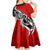 New Zealand Waitangi Day Kid Short Sleeve Dress Aotearoa Te Tiriti O Waitangi Kiwi Red Version LT01 - Polynesian Pride