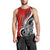 New Zealand Waitangi Day Men Tank Top Aotearoa Te Tiriti O Waitangi Kiwi Red Version LT01 - Polynesian Pride