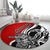 New Zealand Waitangi Day Round Carpet Aotearoa Te Tiriti O Waitangi Kiwi Red Version LT01 - Polynesian Pride