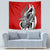 New Zealand Waitangi Day Tapestry Aotearoa Te Tiriti O Waitangi Kiwi Red Version LT01 - Polynesian Pride